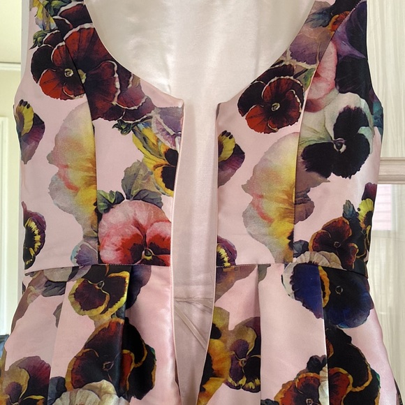 40s style floral cocktail/party dress - Picture 4 of 6